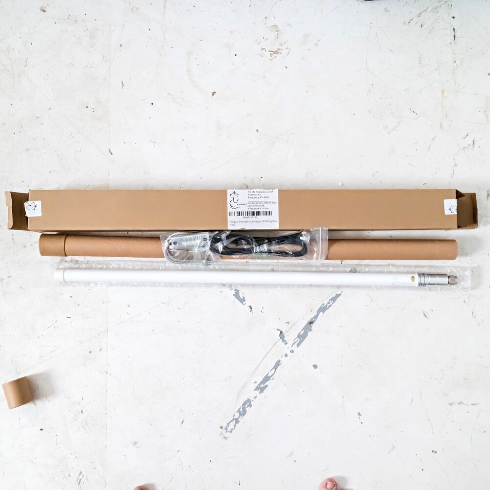 Symbiosis IT 5.8dB Fiberglass LoRa Antenna Kit - 915MHz - Open Box / Never Used
